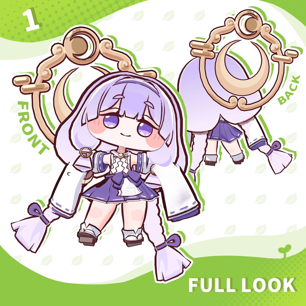 【トリッカル同人作品】【二次創作アバター】ヨミ