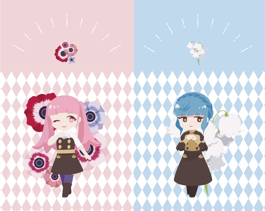 FE風花雪月　アクリルスタンド　ヒルダ・マリアンヌ