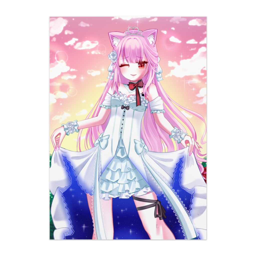 みけちゃん「３Ｄライブ」ポスター