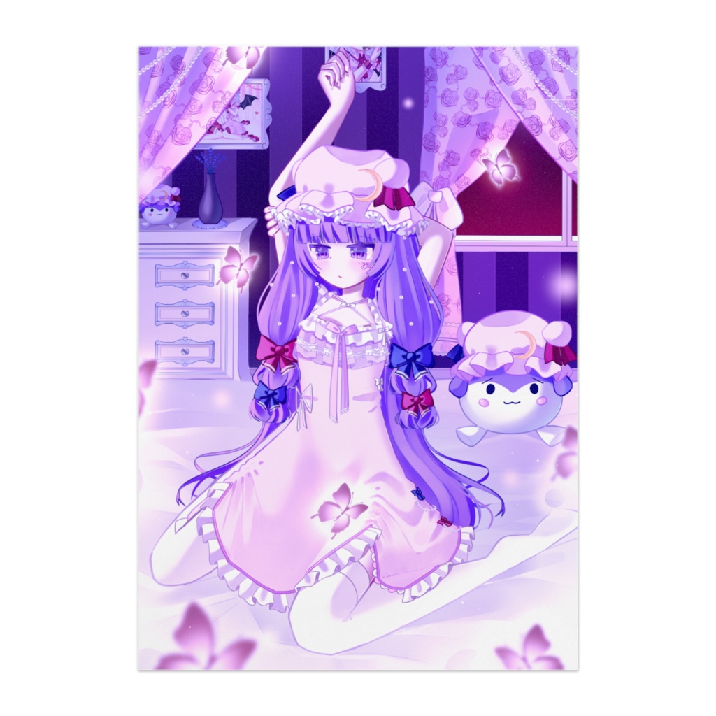 東方Project「ねむいパチュリー」ポスター