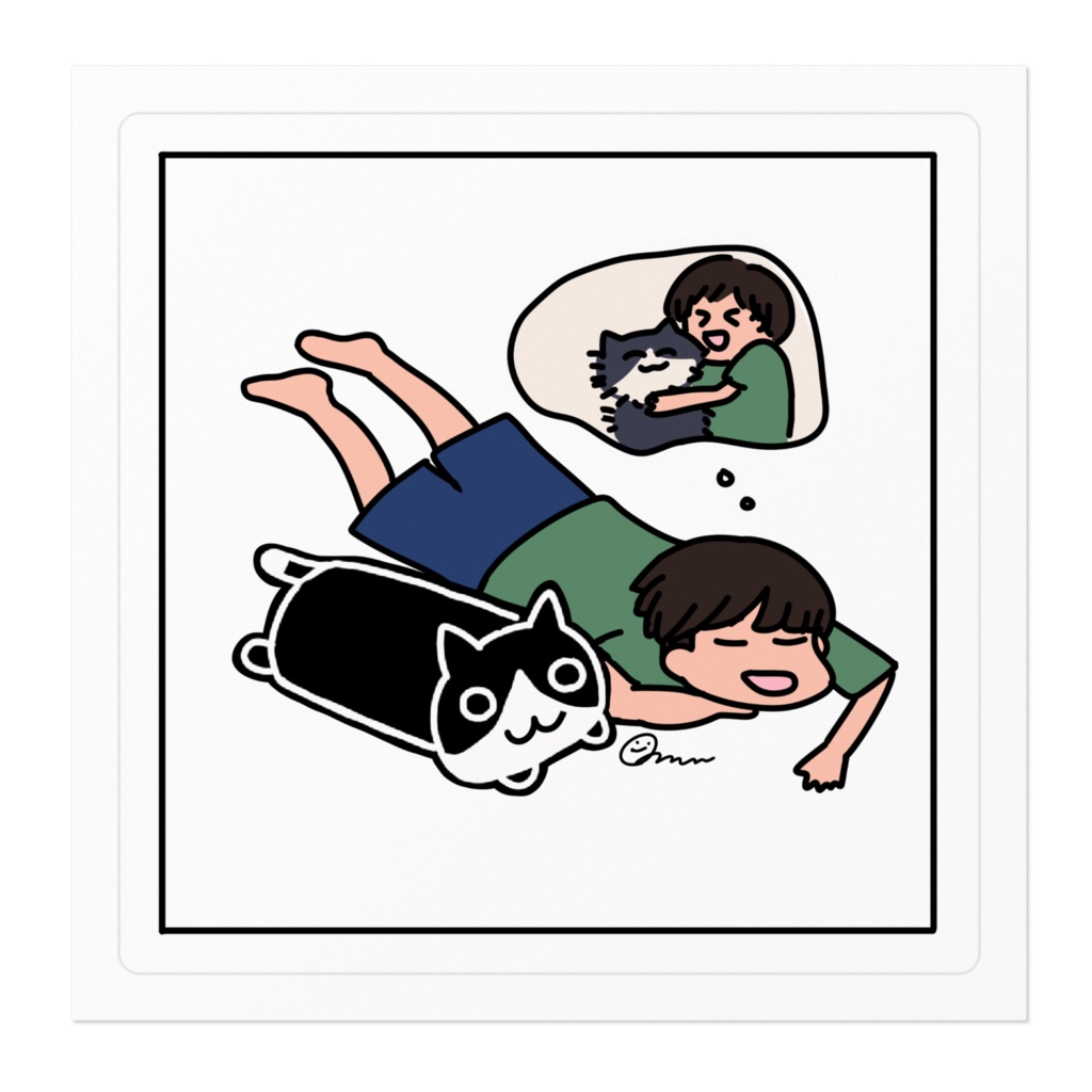 おひるねステッカー