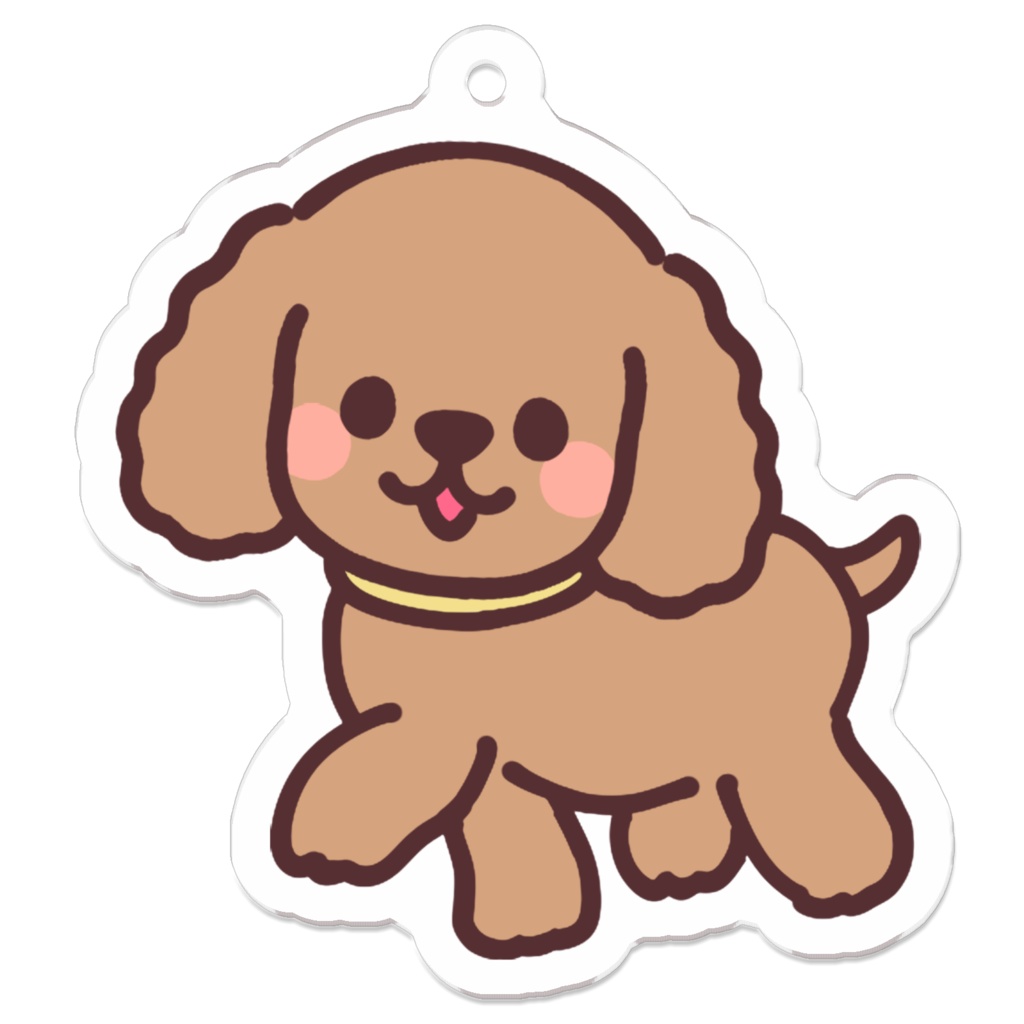こいぬキャバリア(とことこ)アクリルキーホルダー