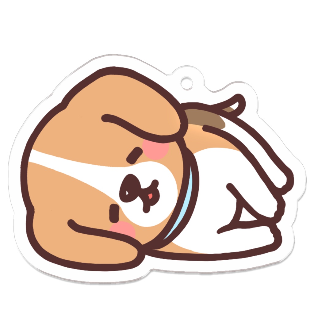 こいぬビーグル（すやり）アクリルキーホルダー