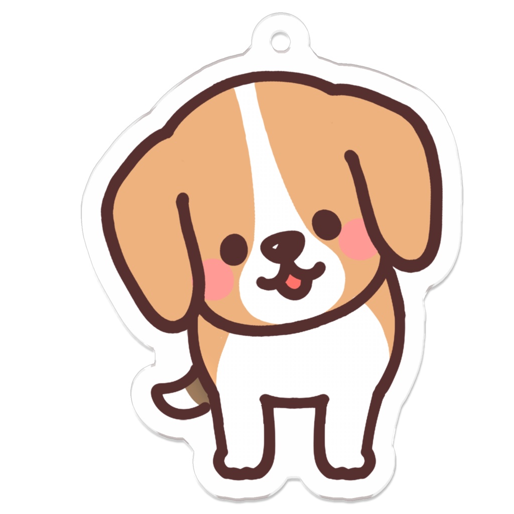こいぬビーグル(どしたの?)アクリルキーホルダー