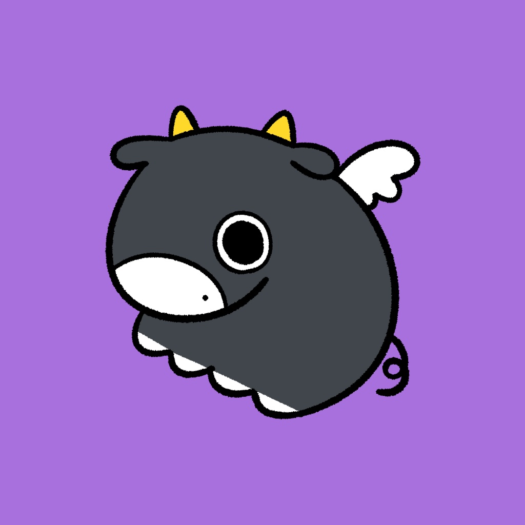 【おまとめセット】うしさんアイコン×6