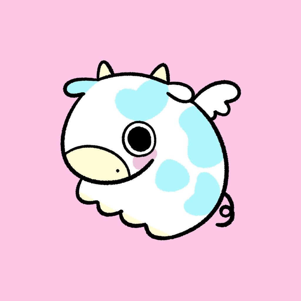 【おまとめセット】うしさんアイコン×6