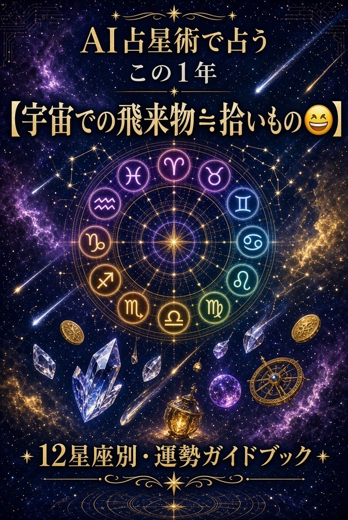 AI占星術で占う この1年（2026年10月〜2027年9月）｜12星座別ガイド＆自分専用AI占いプロンプト付きー