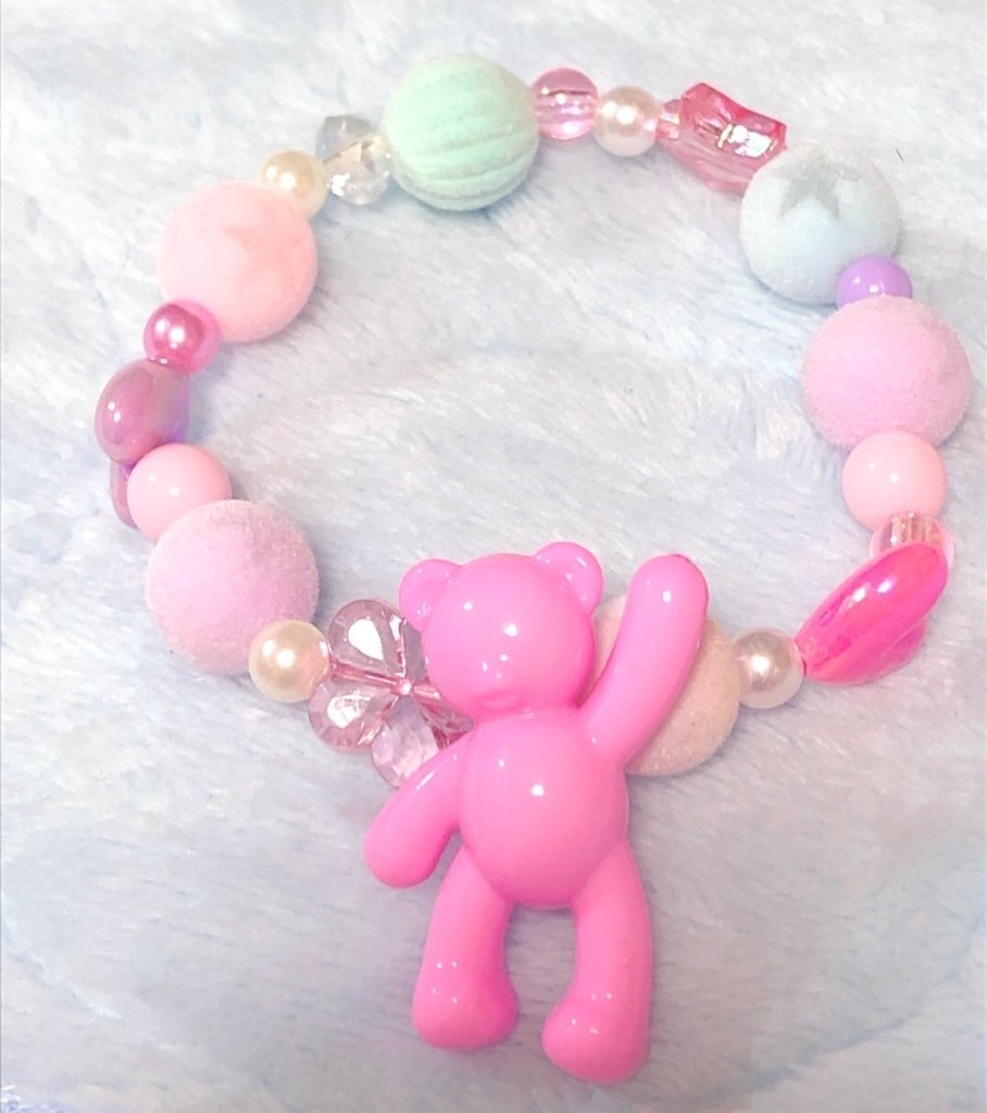 ピンクくまさんブレスレット