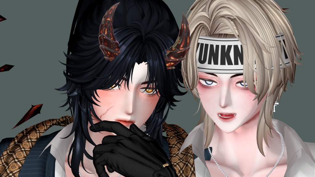 DEMIAN BAT MAKE UP (FACE+BODY+EYES)