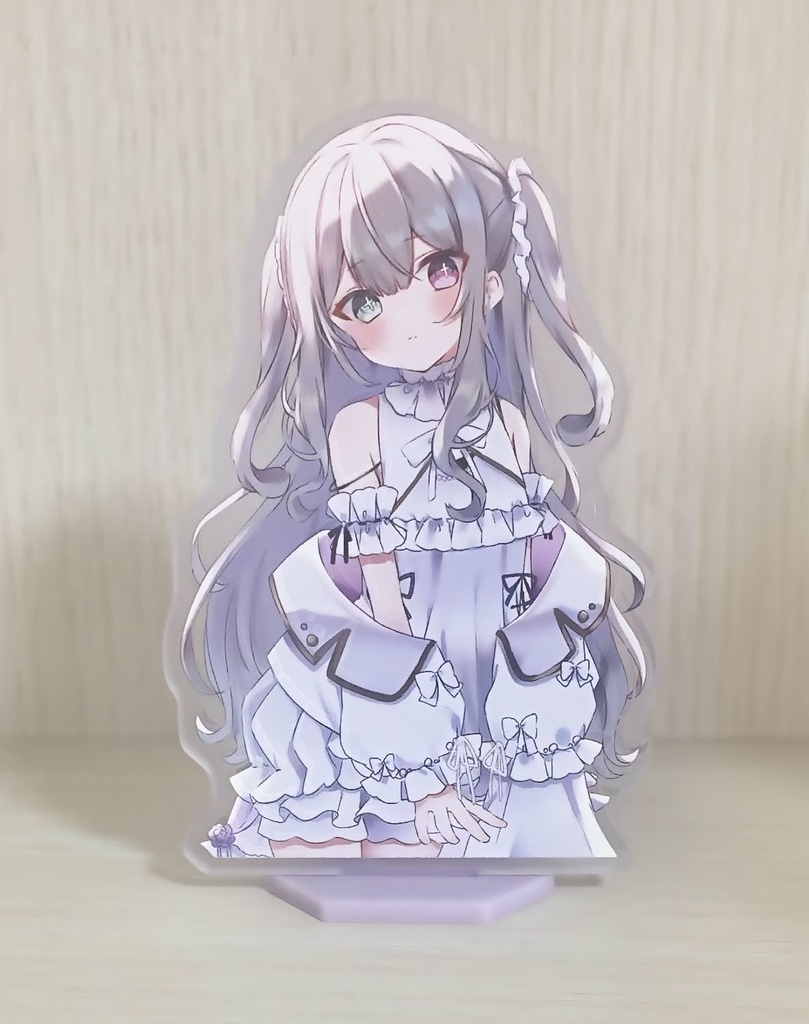 #べるえぽっく 白衣装アクリルスタンド