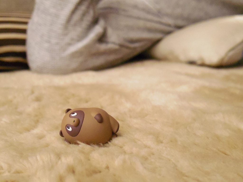 タヌキのたぬやん【寝】塗装済みフィギュア