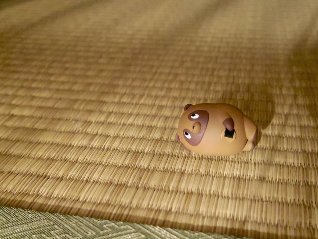 タヌキのたぬやん【せんべい】塗装済みフィギュア