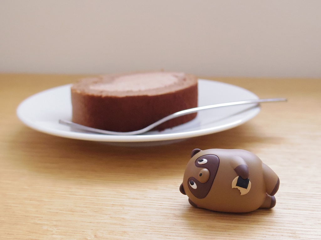 タヌキのたぬやん【せんべい】塗装済みフィギュア