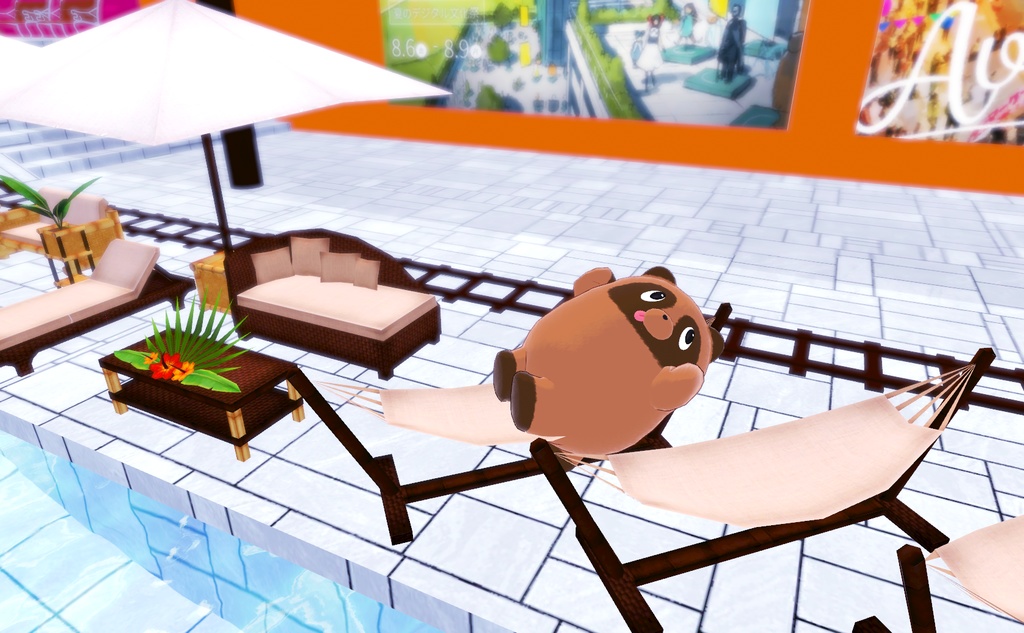 【cluster VRMアバター】タヌキのたぬやん