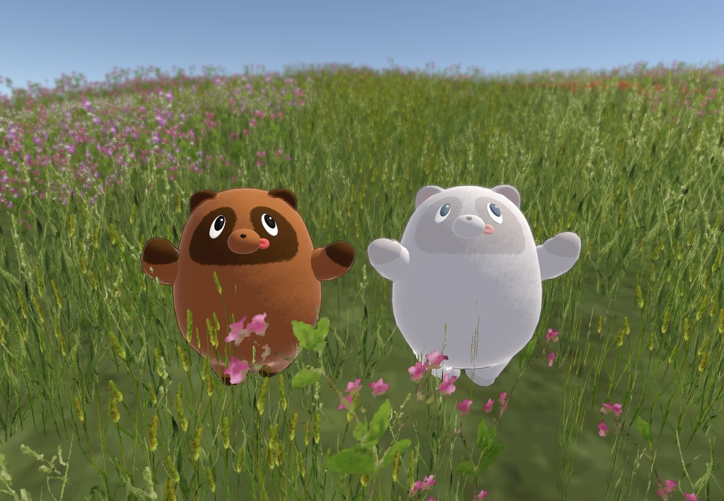 【cluster VRMアバター】白たぬやん