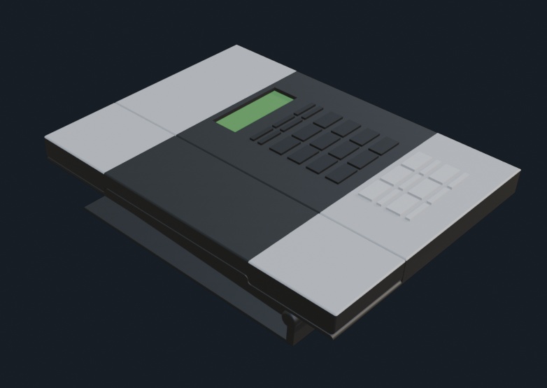 【可動ギミック付】事務用デスク&チェア(引き出し開閉対応)