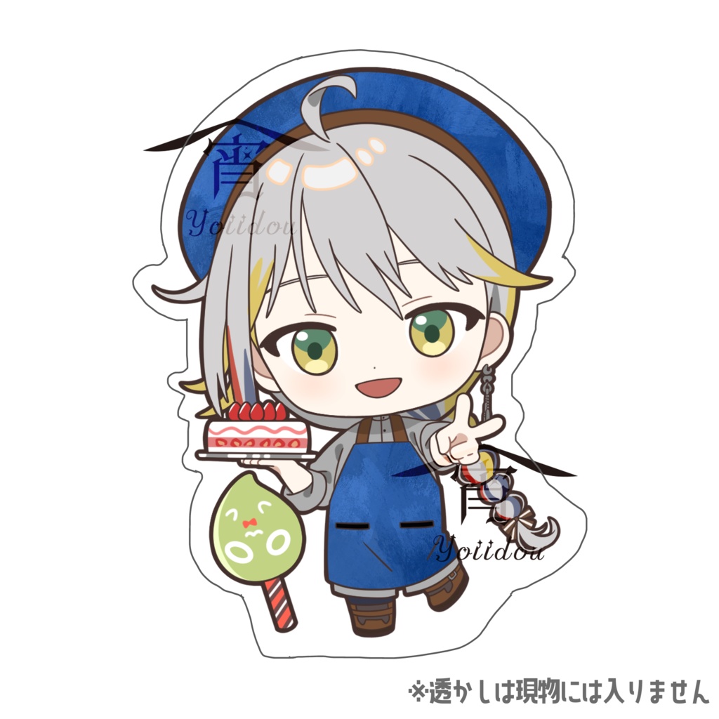【2周年記念グッズ】ミニキャラステッカー【常設】