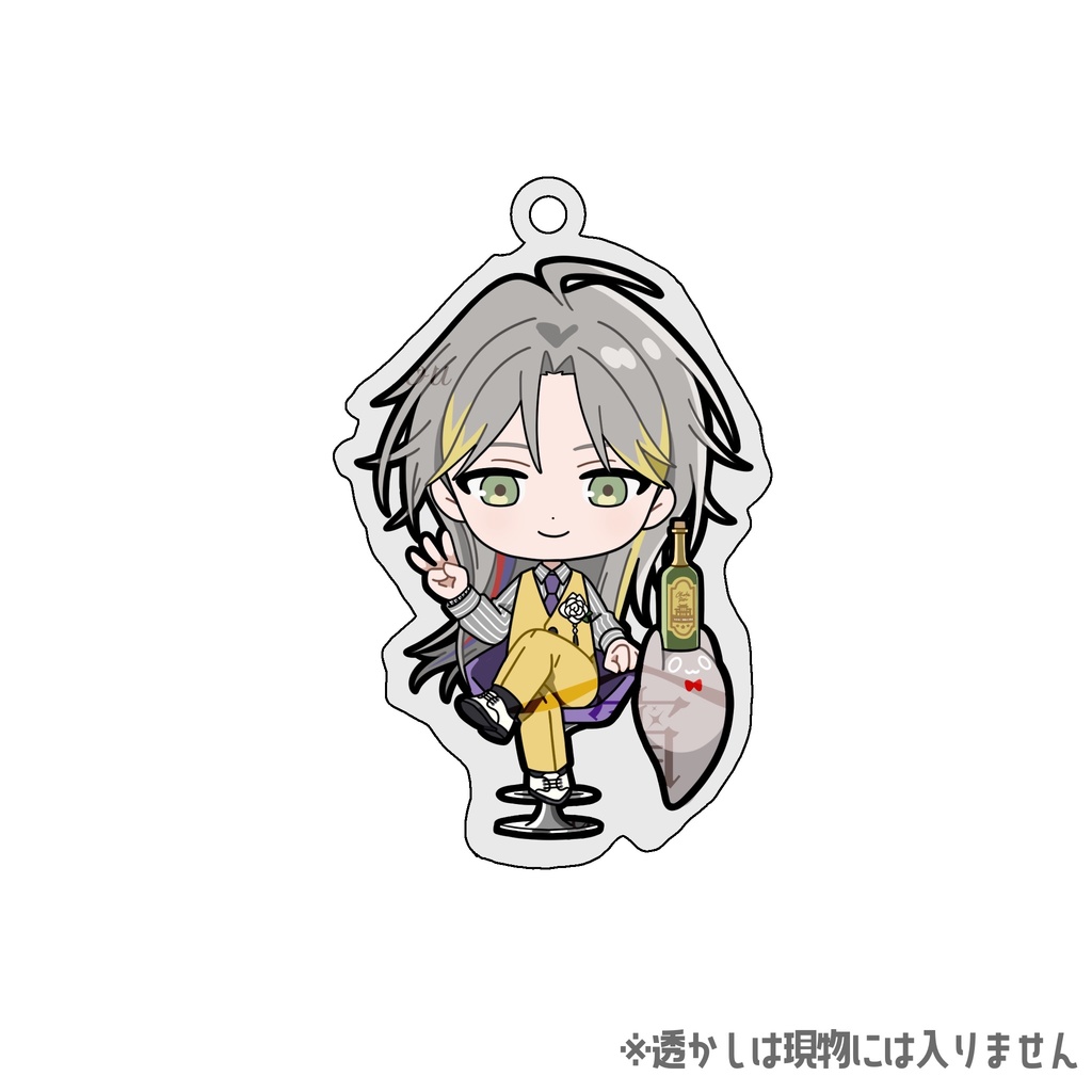 【受注生産】3周年記念グッズ ミニキャラアクキー【〜11月30日迄】