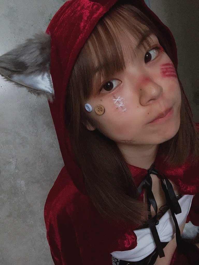ソロチェキ(ハロウィン毒メイク🎃)