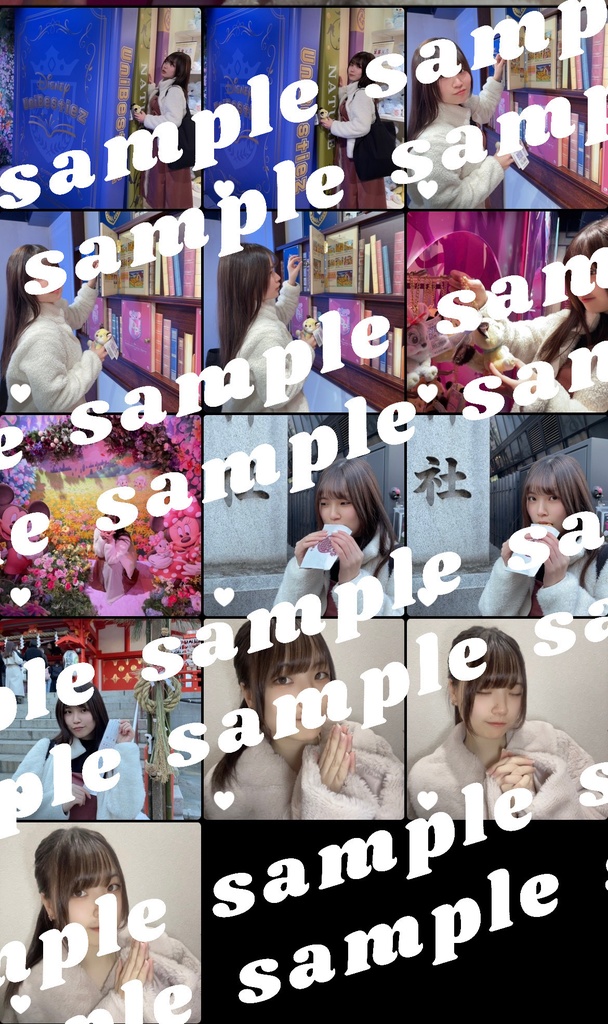 1月 年始おでけけ＆お参りチェキ(？) 3枚セット