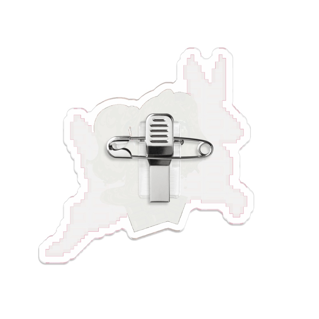 バレンタインなあずうさアクリルバッジ