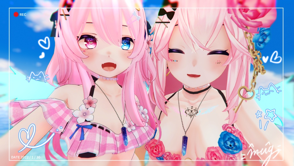 【薄荷専用】かわいいメイク・瞳宝石テクスチャ1.2