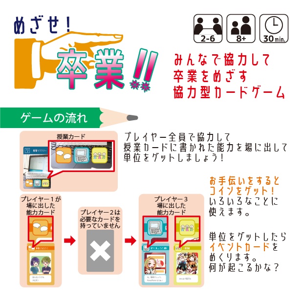 めざせ!卒業!!プリント&プレイ版