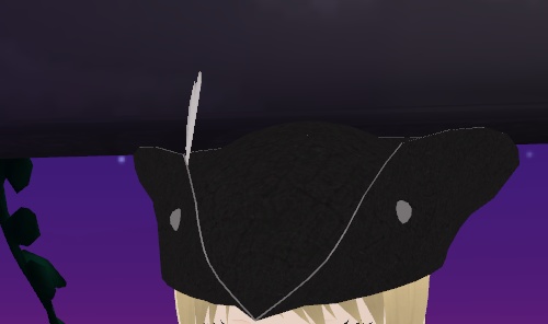 トリコーンっぽい帽子