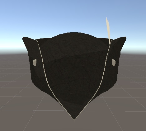 トリコーンっぽい帽子