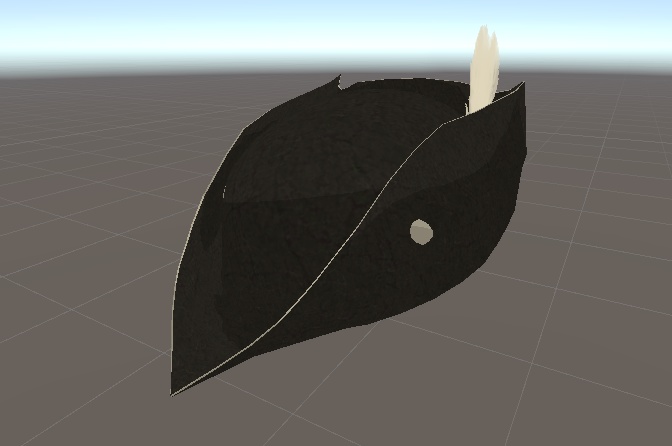 トリコーンっぽい帽子