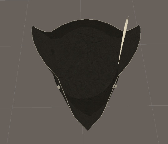 トリコーンっぽい帽子