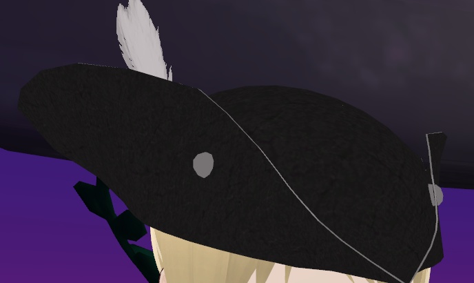 トリコーンっぽい帽子