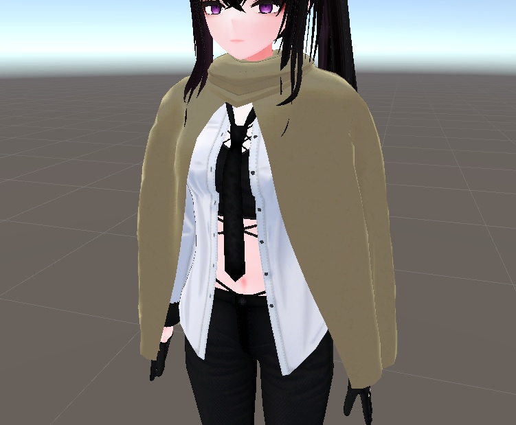 マント脱ぎ捨てギミック