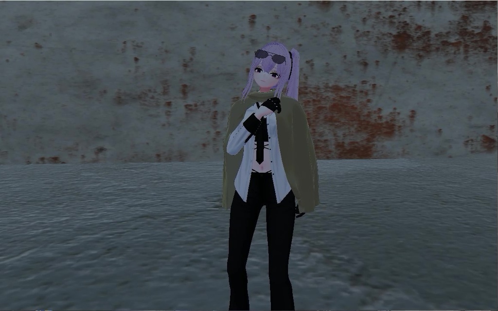 マント脱ぎ捨てギミック