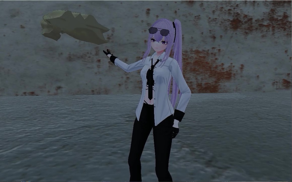 マント脱ぎ捨てギミック