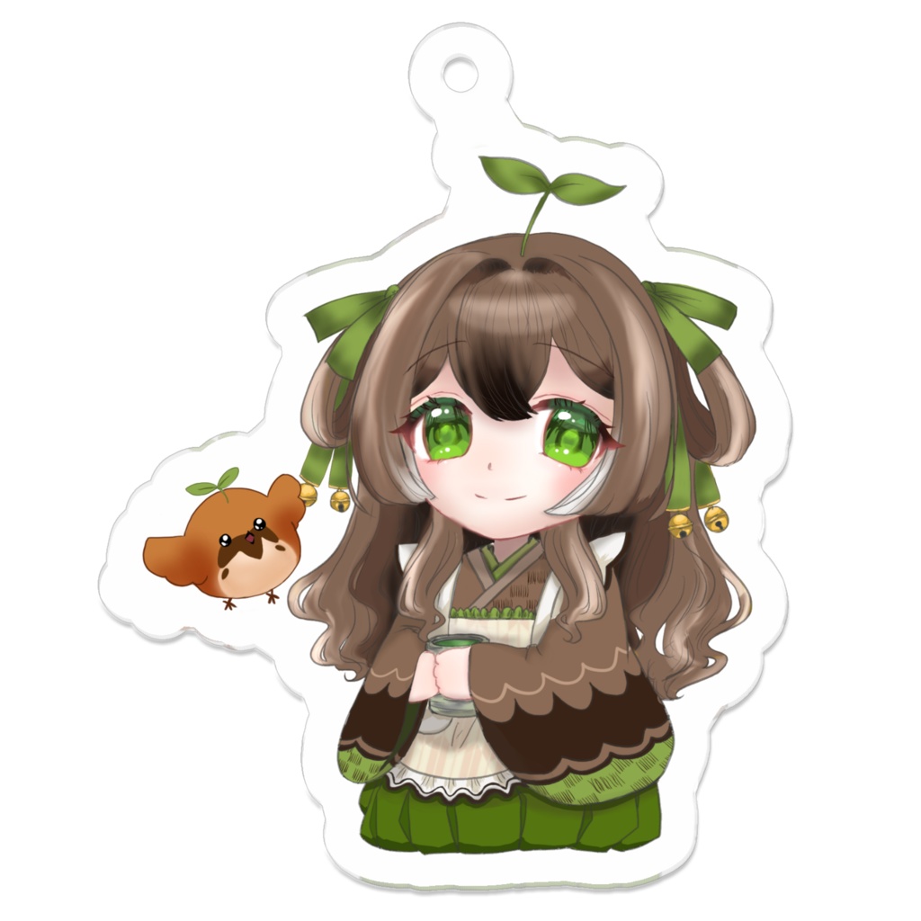 鈴芽ちゅんのアクリルキーホルダー5×5cm