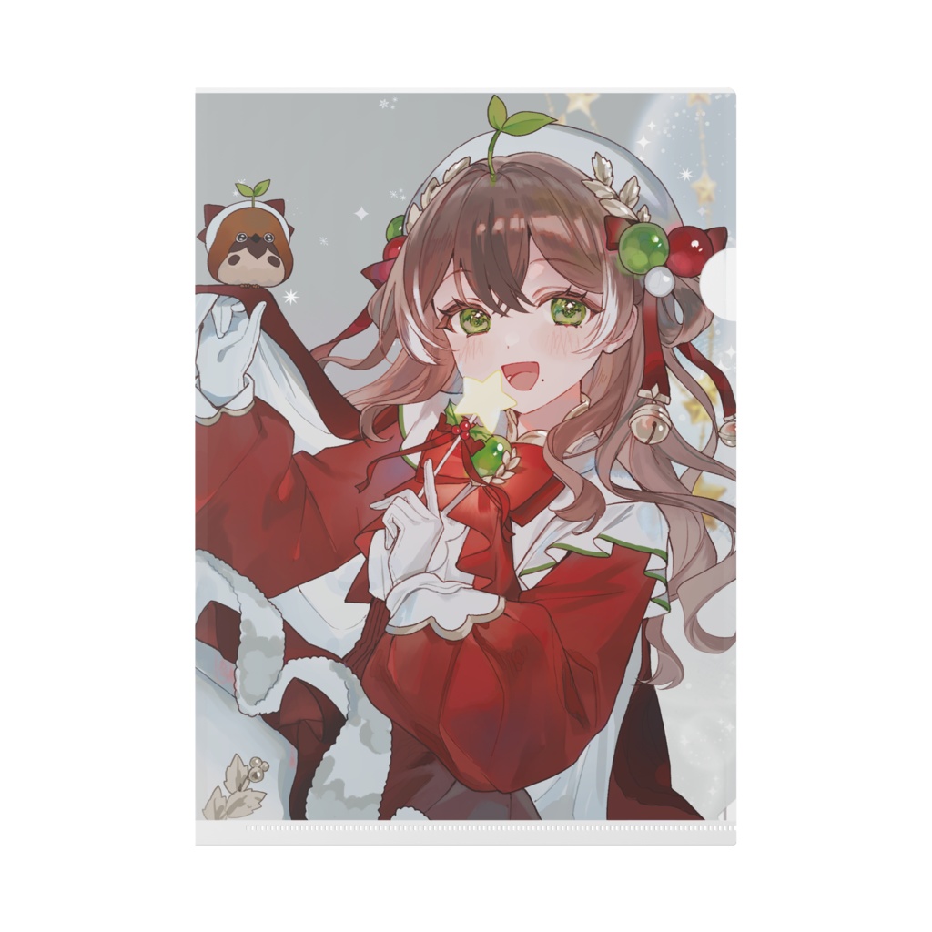 鈴芽ちゅんはじめてのクリスマス クリアファイル