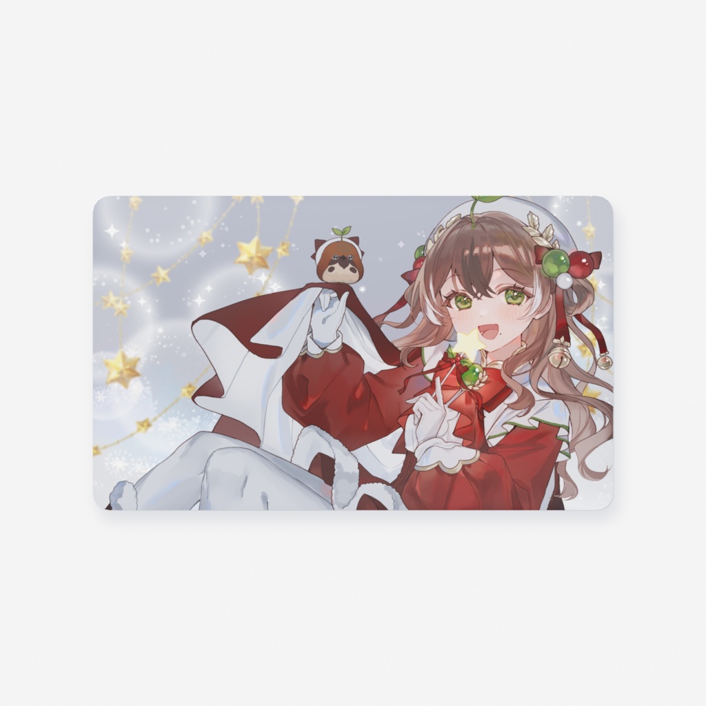 鈴芽ちゅんはじめてのクリスマス　クリアカード