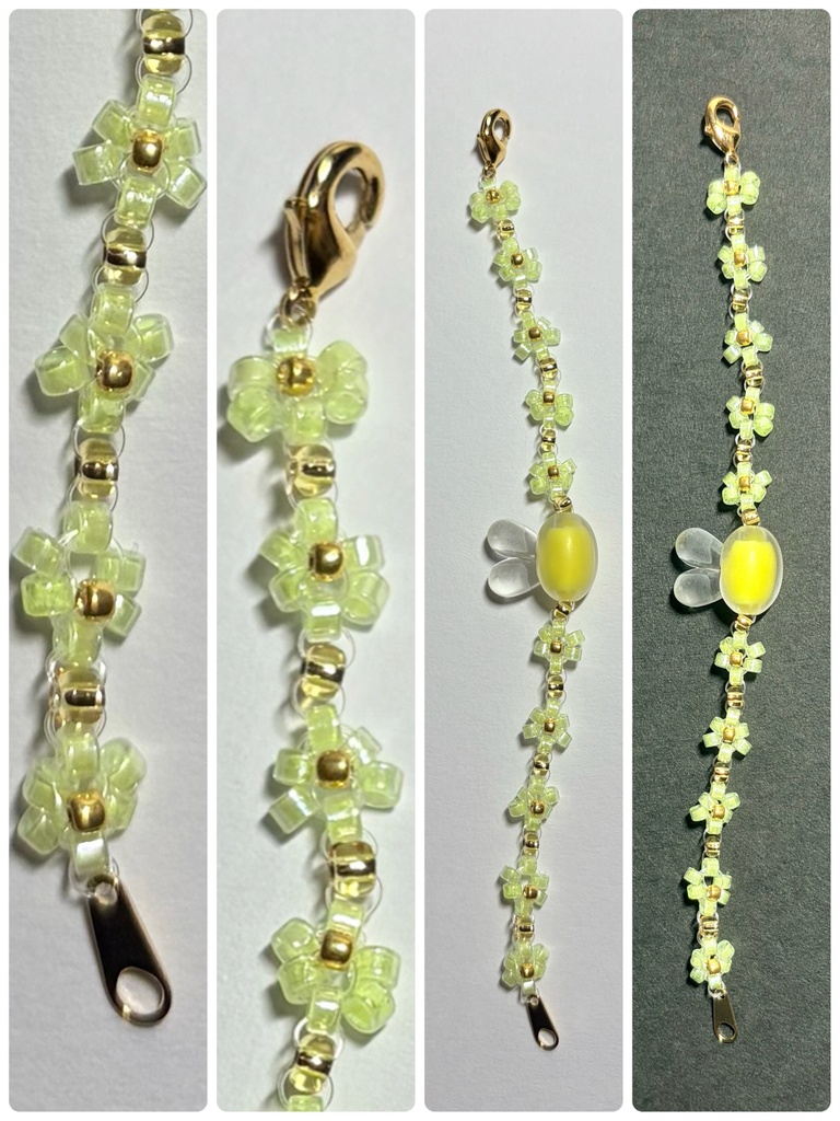 10㎝ぬい用うさぎちゃんネックレス：イエロー