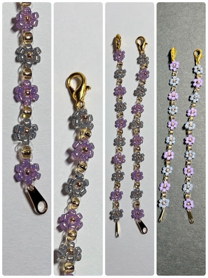 8cmぬい用お花ネックレス 2本セット(双忍私服モチーフ)