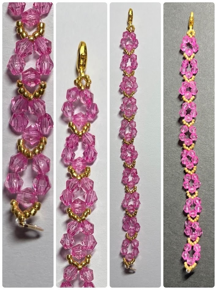 10㎝ぬい用大花ネックレス：ピンク