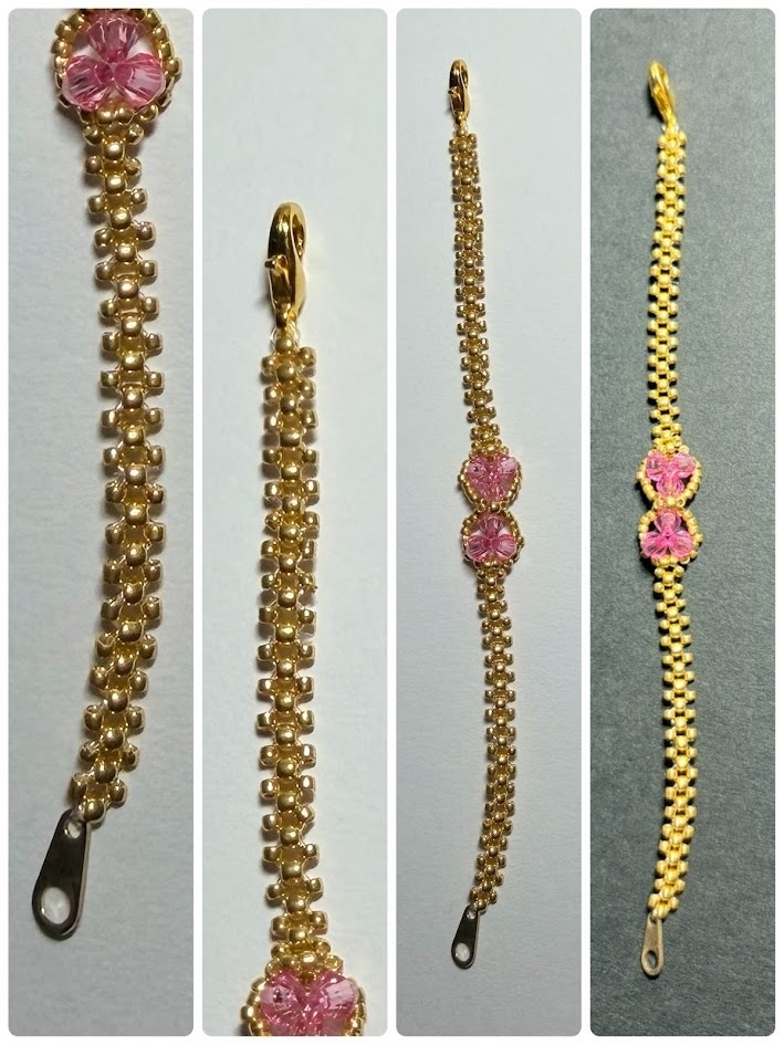 10㎝ぬい用きらきらリボンネックレス：ピンク