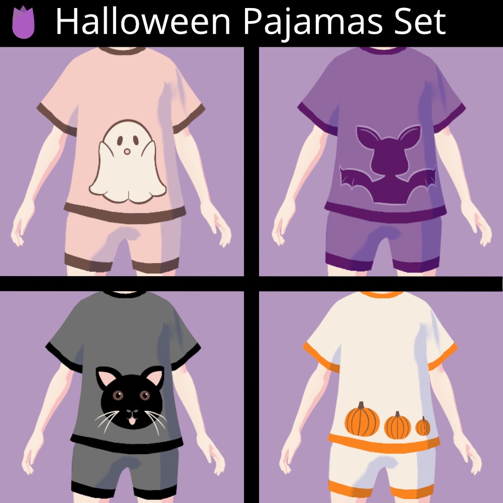 Halloween Pajamas Set