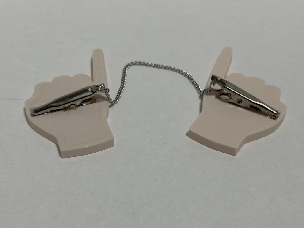 Pinky Fingerストールクリップ