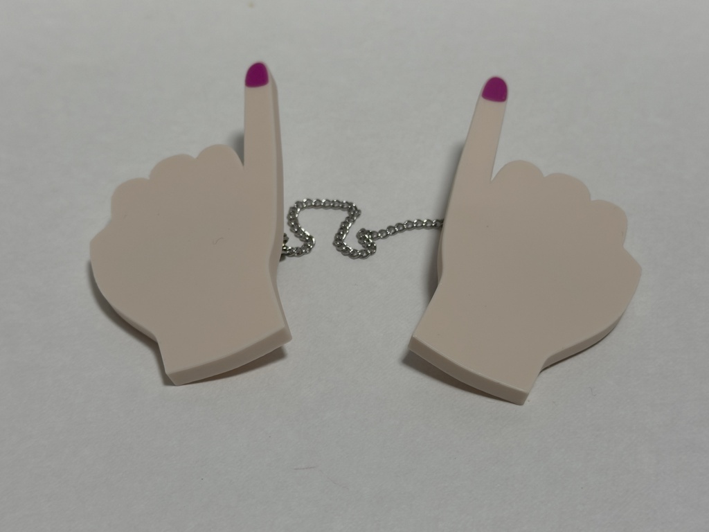 Pinky Fingerストールクリップ