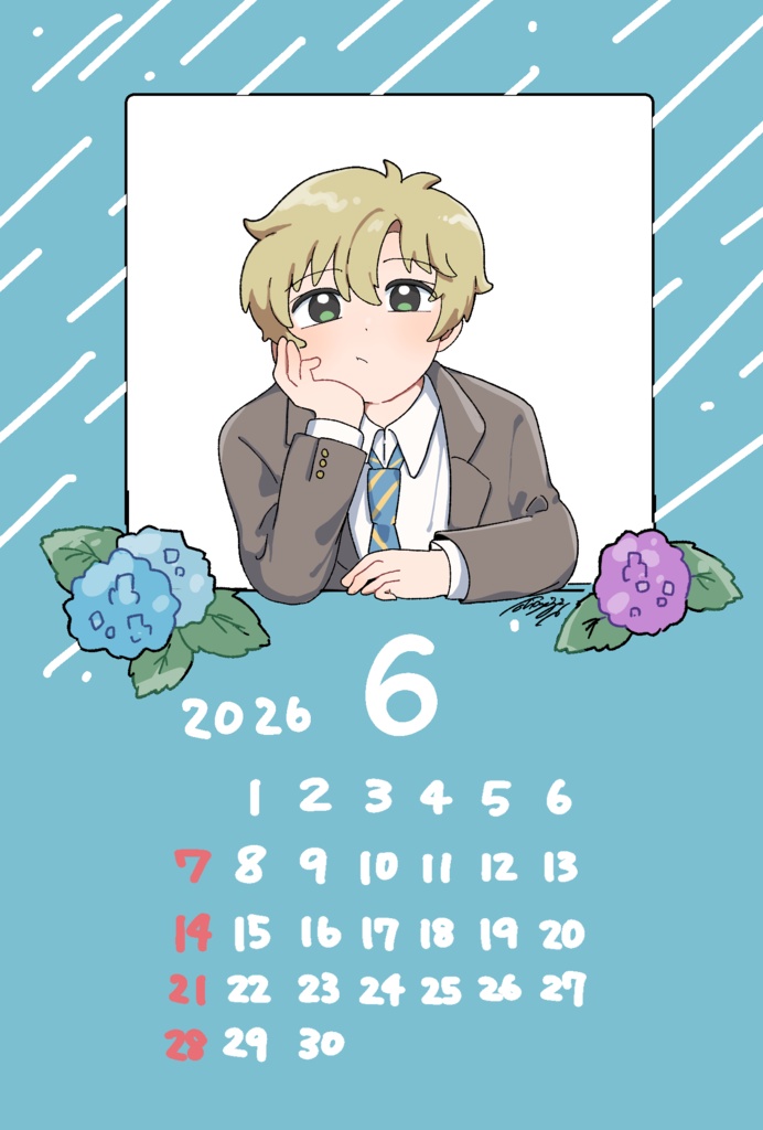 6月カレンダー