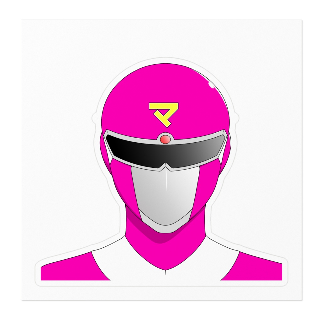 マダミスピンクステッカー