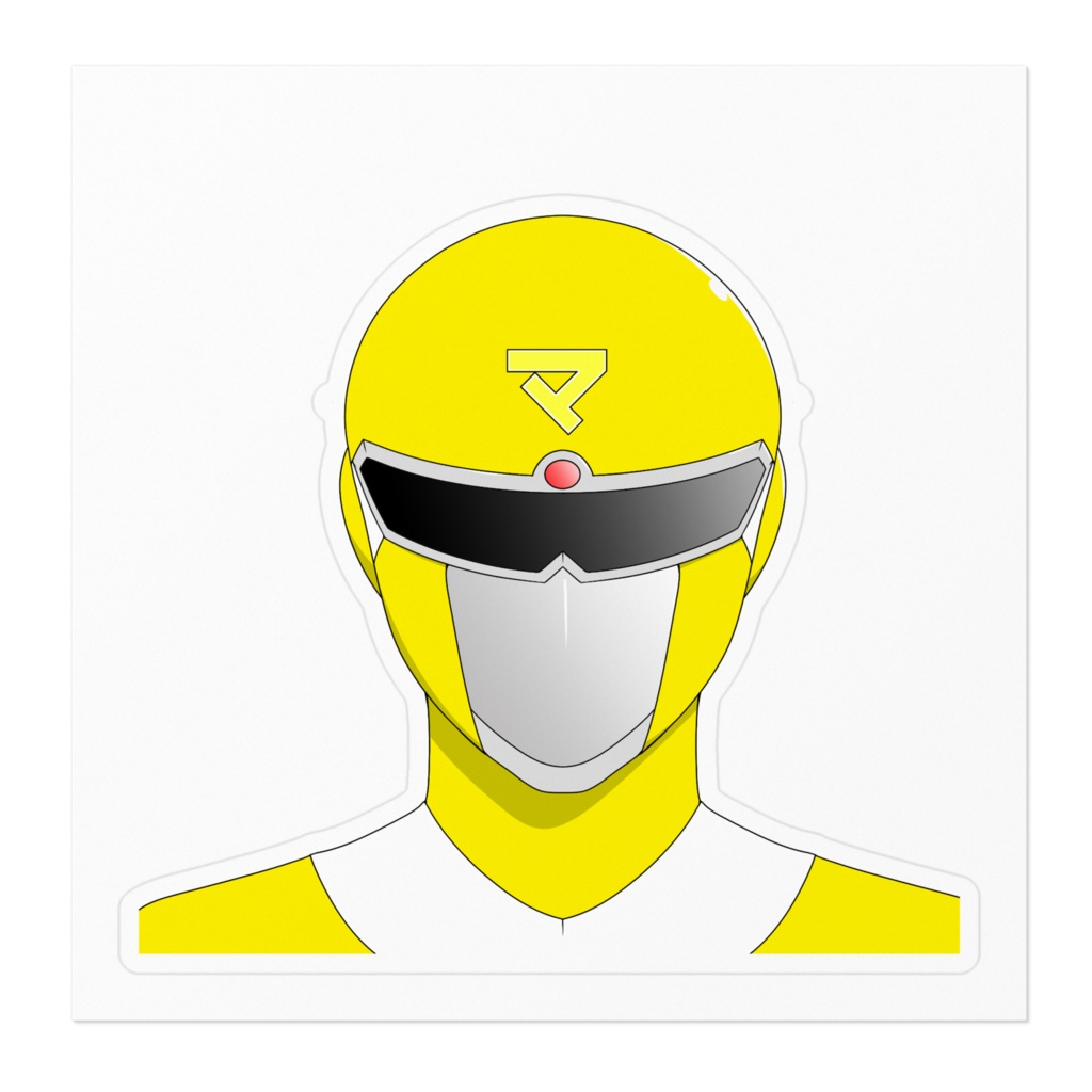 マダミスイエローステッカー