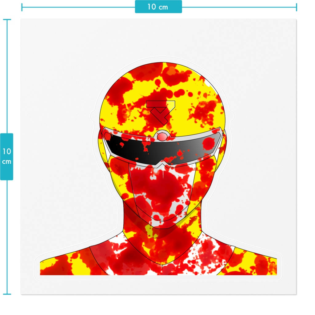 マダミスイエローステッカー『帰ってきたブルー』バージョン