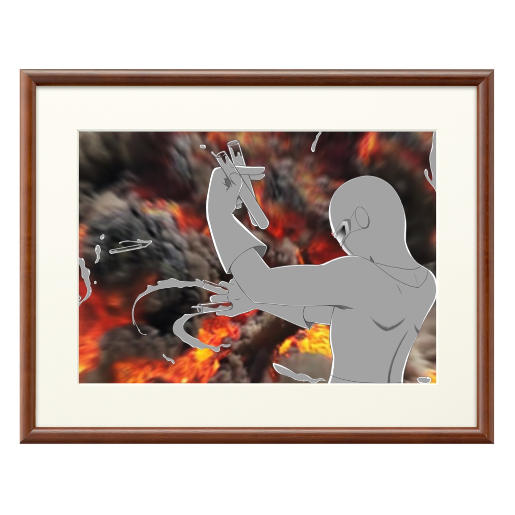 マダミスホワイト複製画